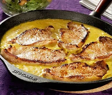 Africana på fläskkött med curry