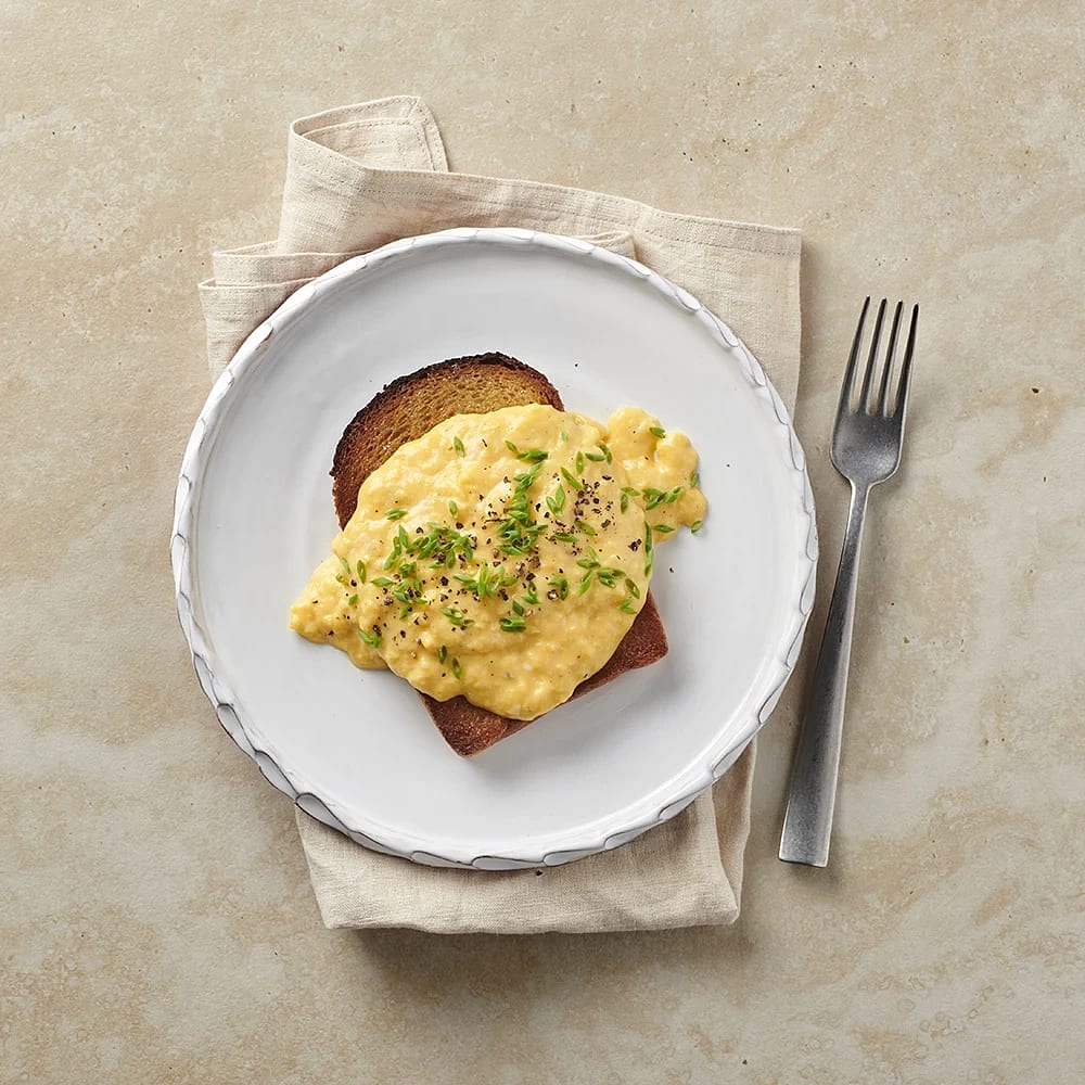 Äggröra med crème fraiche