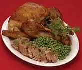 Amerikansk kalkon med stuffing