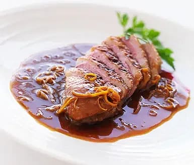 Ankbröst med apelsinsås