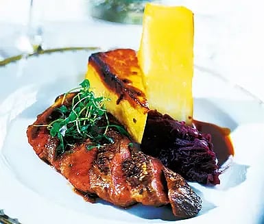 Ankbröst med rödkål