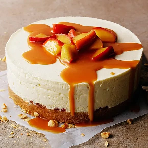 Äppelcheesecake