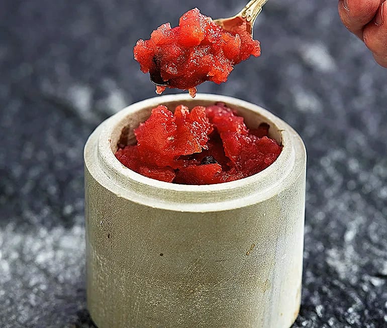Äppelmarmelad med korinter och sherry