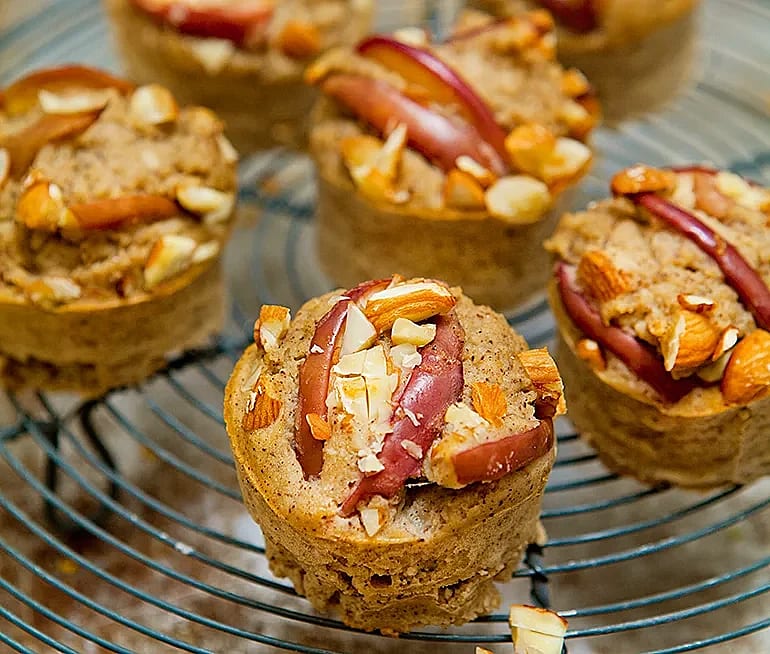 Äppelmuffins med kokos