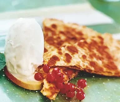 Äppelquesadilla