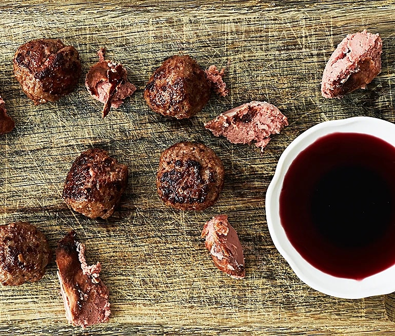 Arnes julköttbullar med leverpastej
