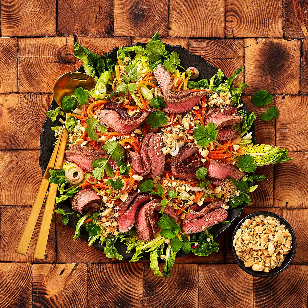 Asiatisk biffsallad