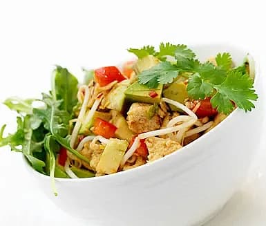 Asiatisk quornsallad
