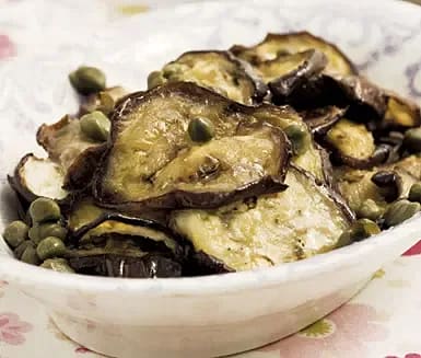 Aubergine med kapris