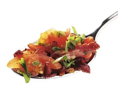 Bacon- och tomatmix