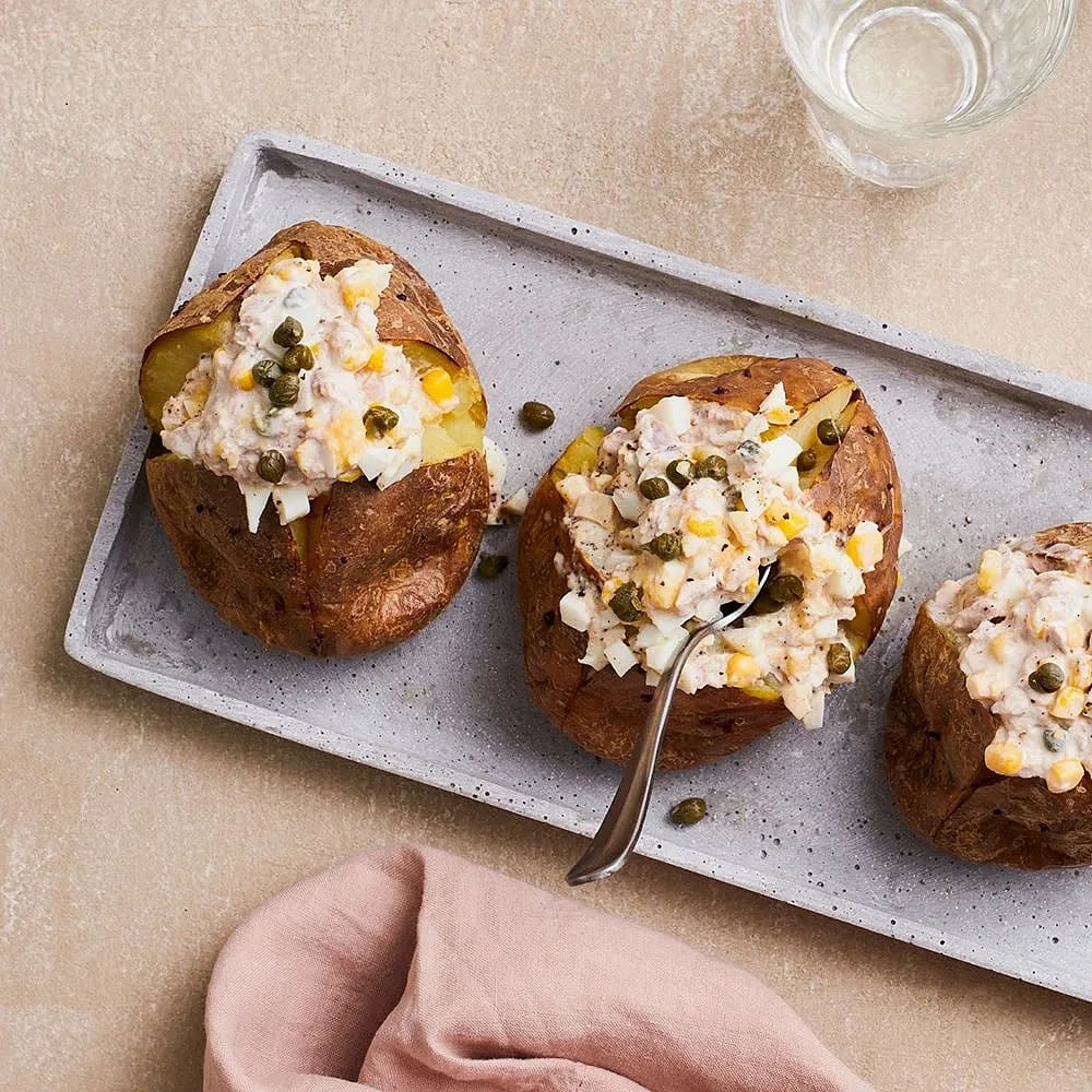 Bakad potatis med tonfiskröra