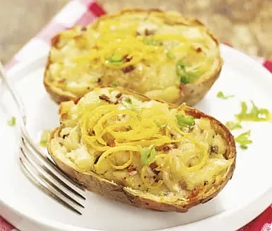 Bakad sardellpotatis