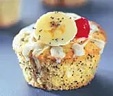 Bananmuffins med vallmofrö