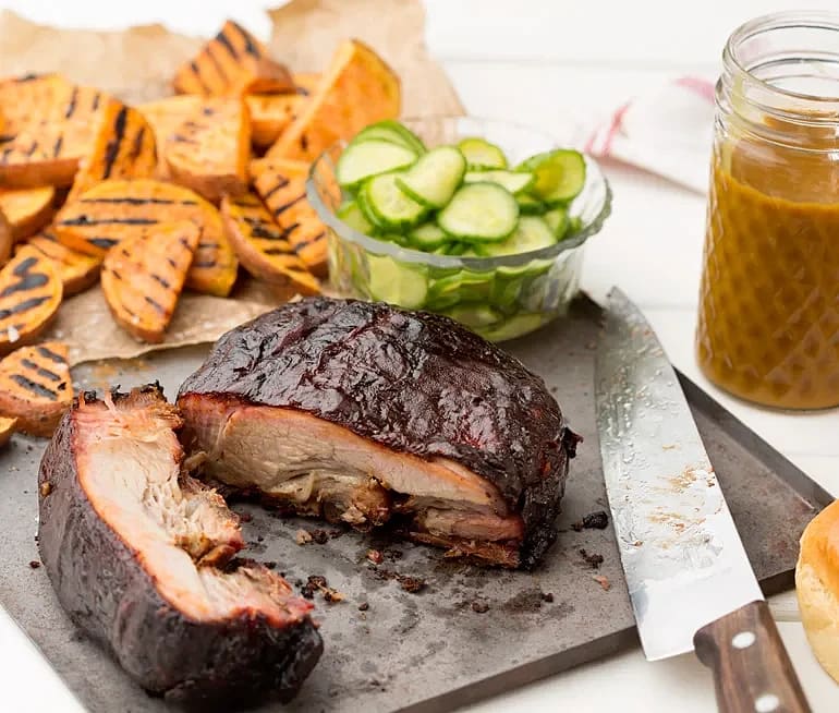 BBQ Ribs med sweet Carolina Gold sås