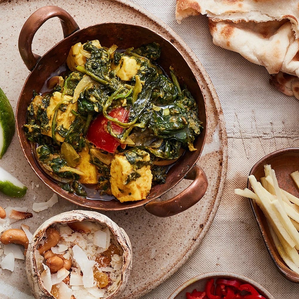 Bengalisk palak paneer