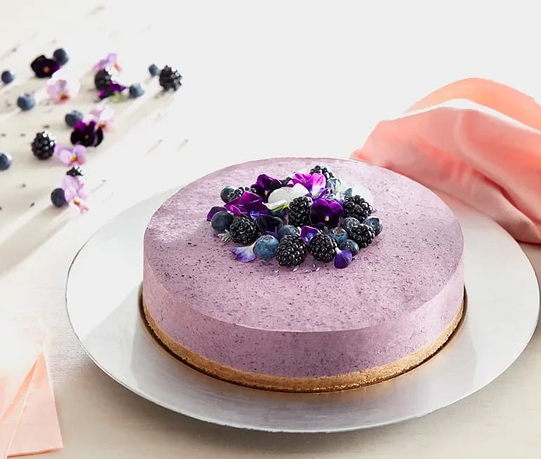 Blåbärscheesecake