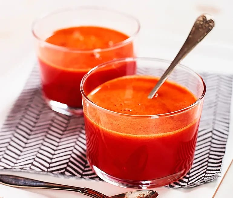 Blodapelsinjuice med paprika