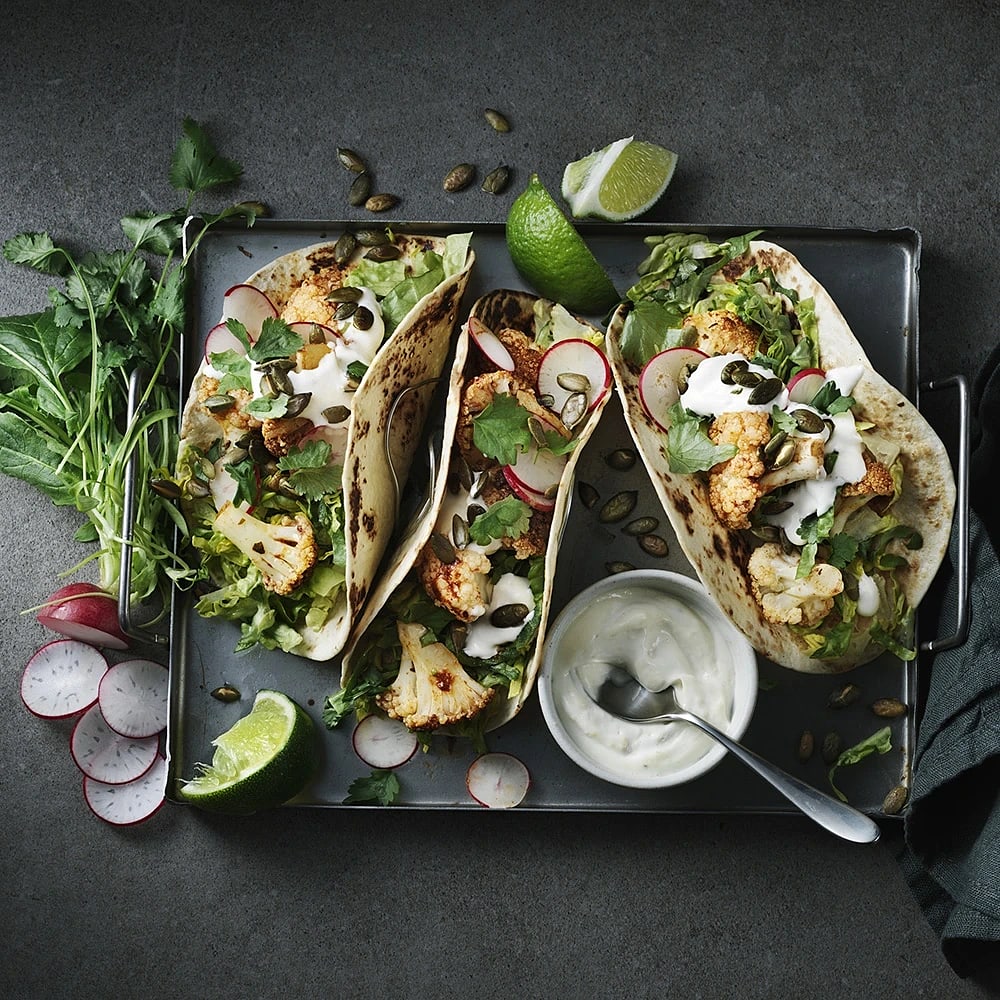 Blomkålstacos