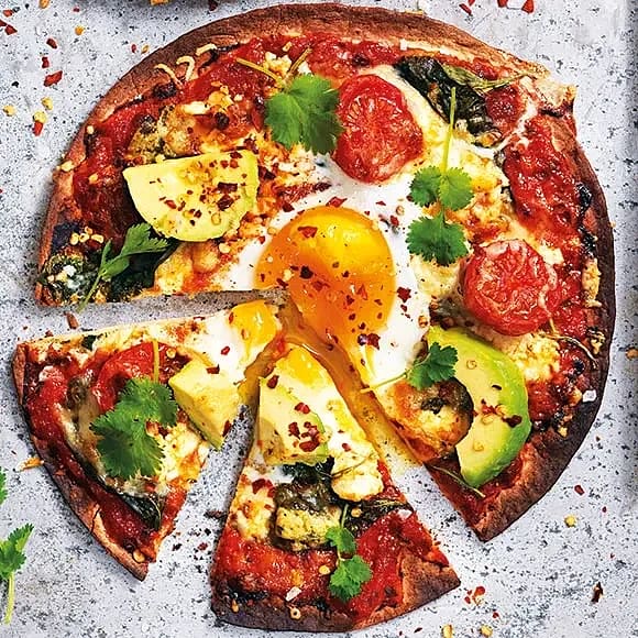 Breakfast pizza