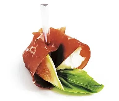 Bresaola med fikon och citruskräm