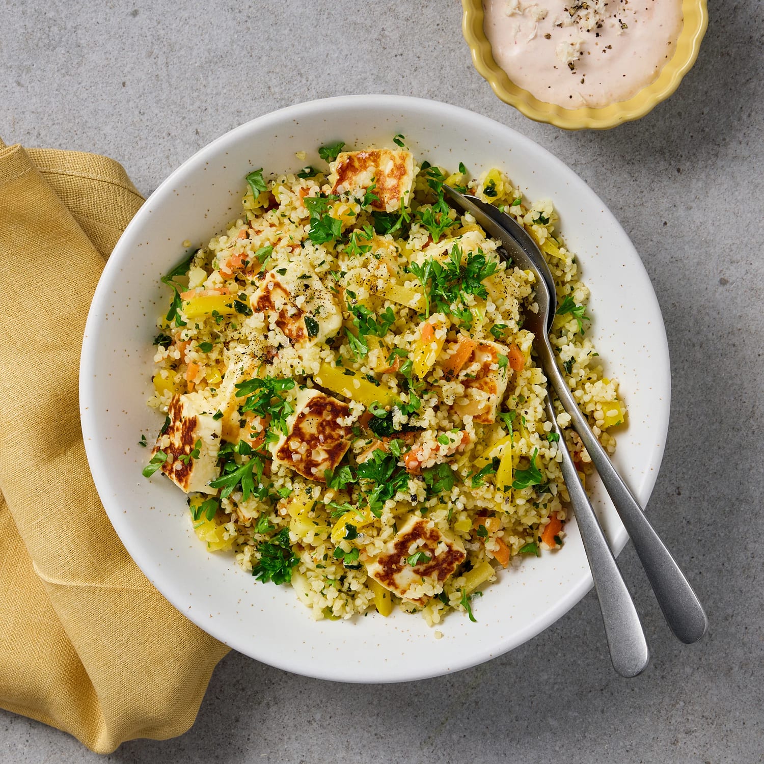 Bulgursallad med nordiska smaker