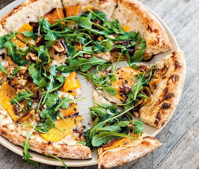 Butternut squash pizza