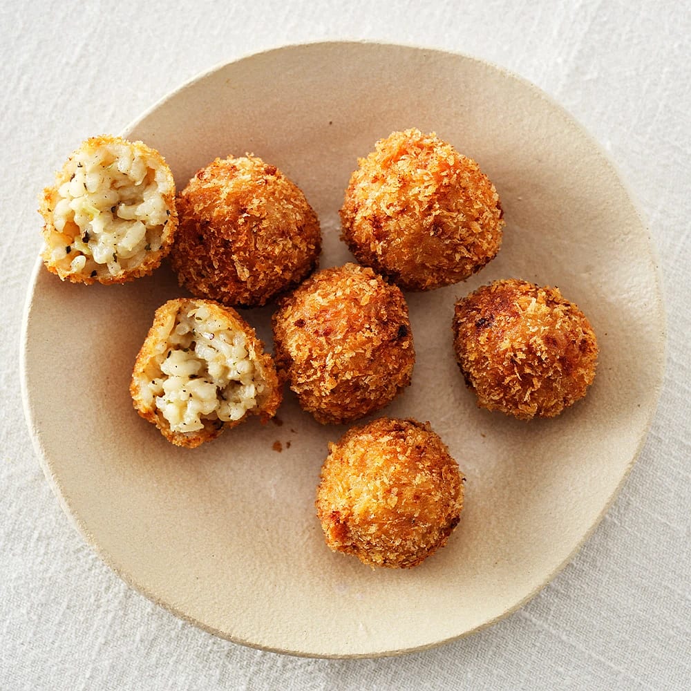 Cacio e pepe arancini