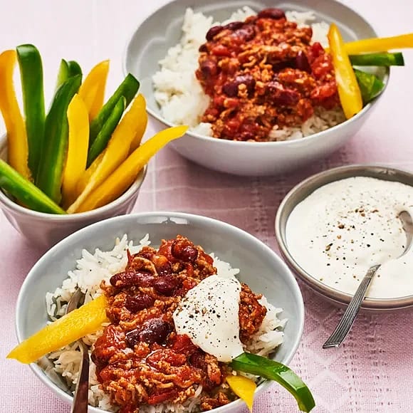 Chili con carne med kidneybönor