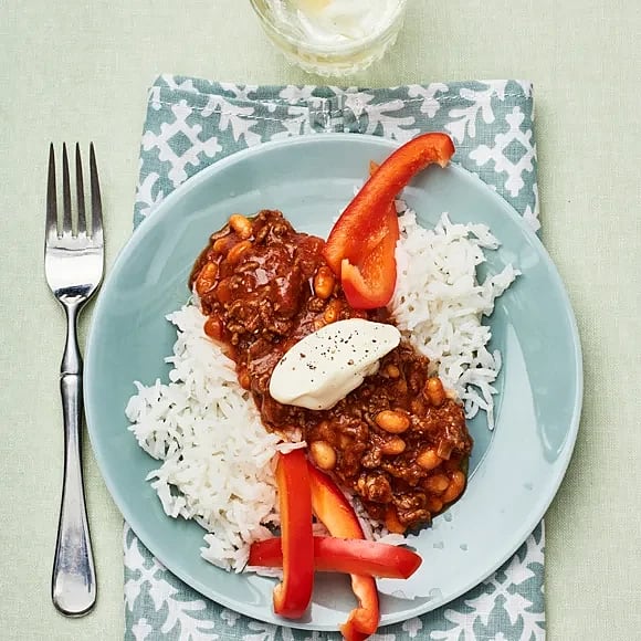 Chili con carne med paprika