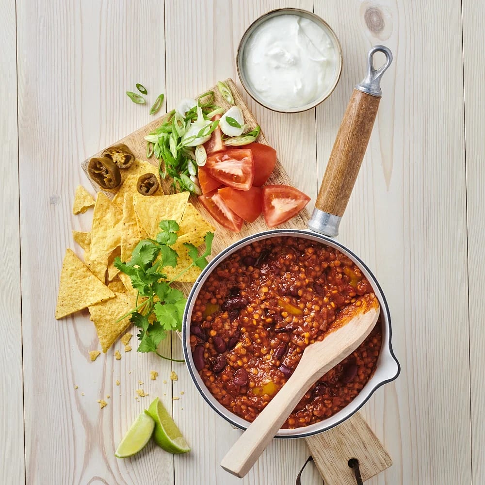 Chili con linser med jalapeños