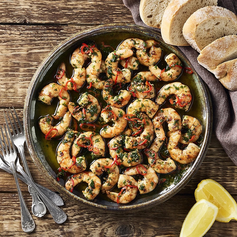 Chili con shrimps