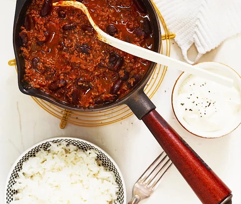 Chiligryta med bönor
