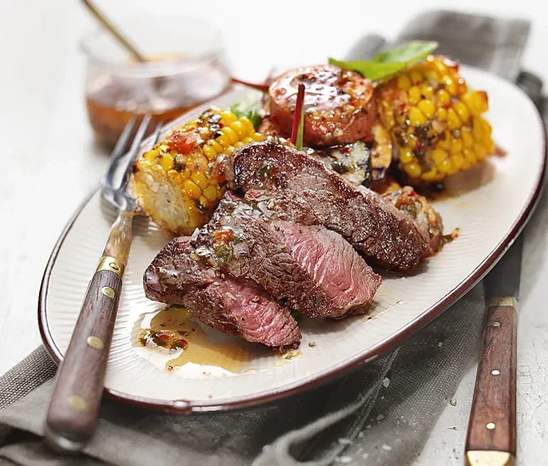 Chimichurrirostad sötpotatis med rostas