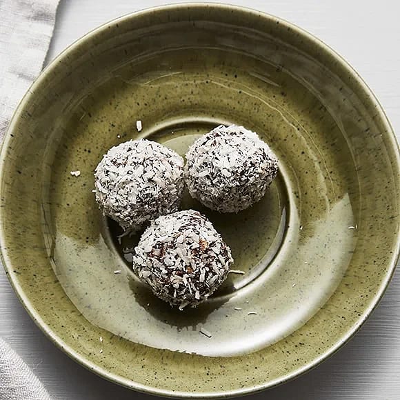 Chokladbollar med apelsin och kokos