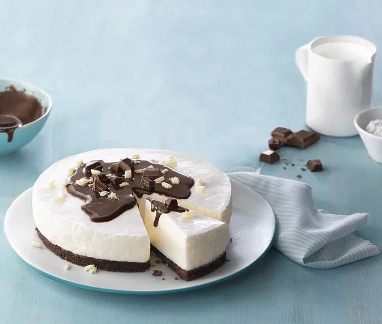 Chokladcheesecake för den chokladberoende