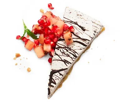 Chokladcheesecake med citrusfrukt