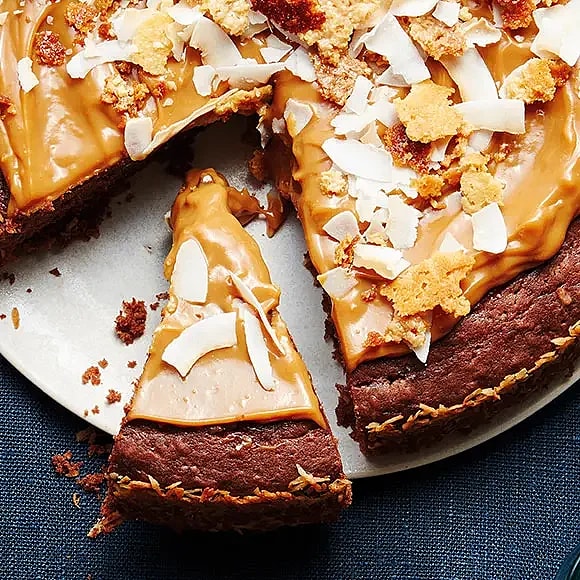 Chokladkaka med dulce de leche och kokos