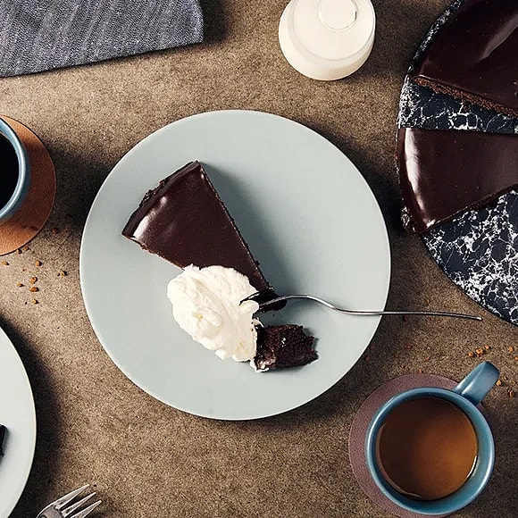 Chokladkaka med kaffe och polkagrisar (glutenfri)