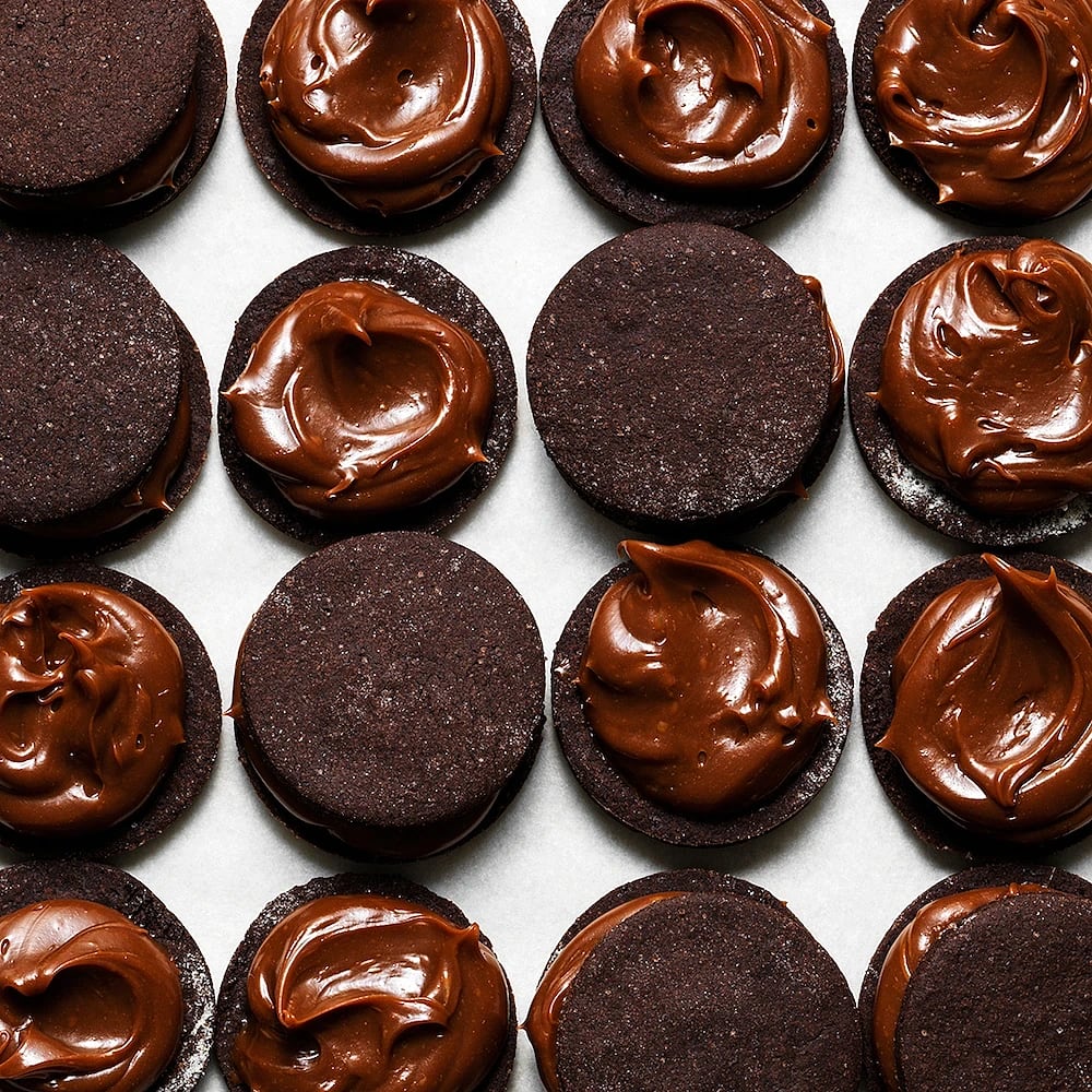 Chokladkakor med chokladkola