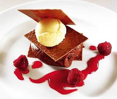 Chokladmousse med glass