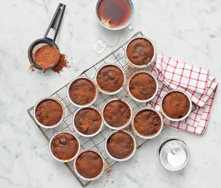 Chokladmuffins med körsbär
