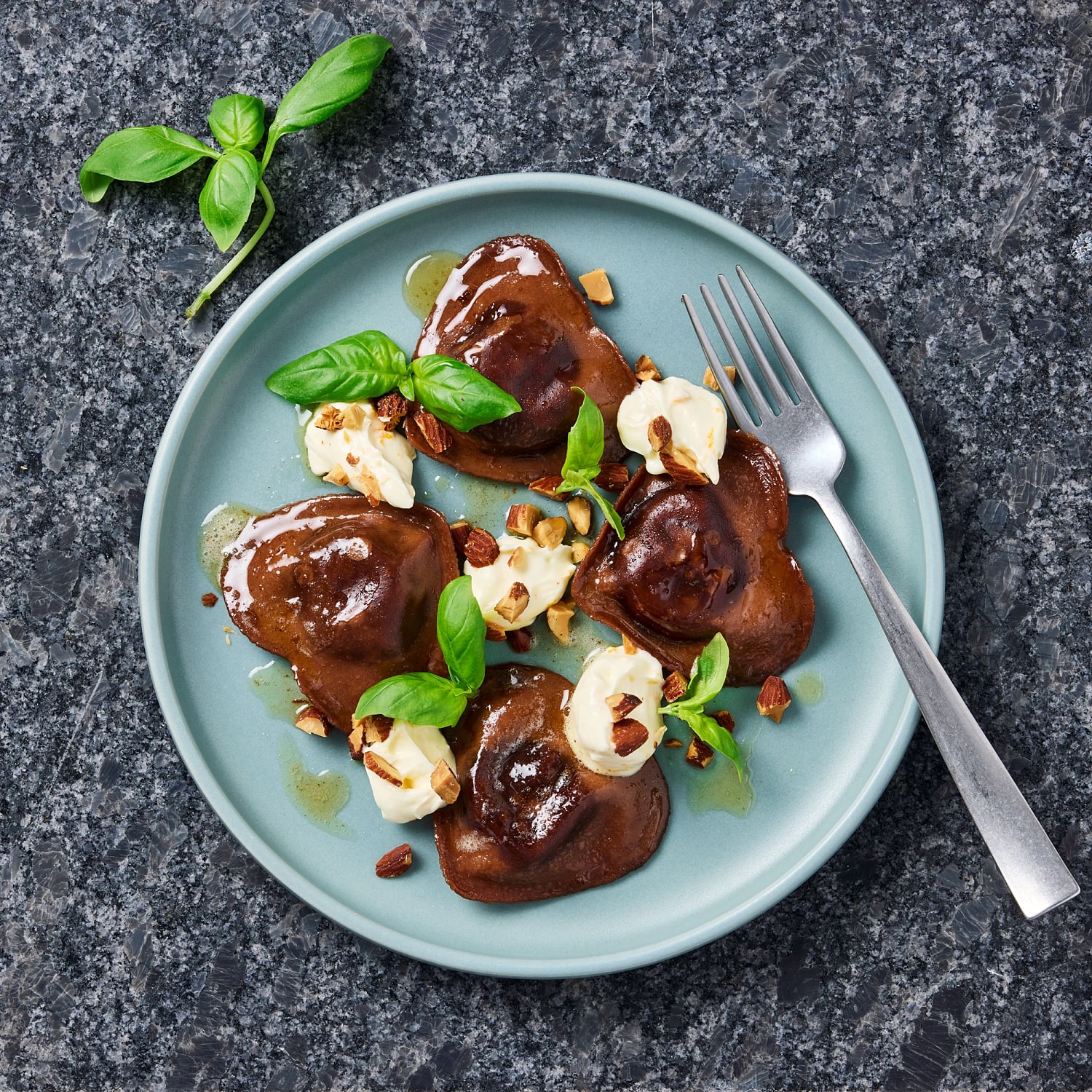 Chokladpasta med apelsinmascarpone