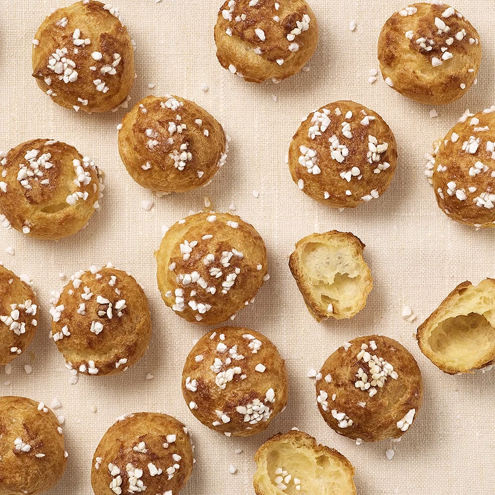 Chouquette - chouxbakelser med pärlsocker