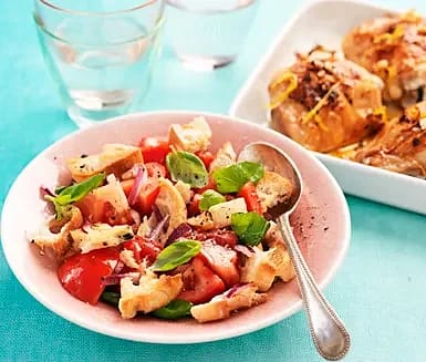 Citron- och chilikyckling med panzanella