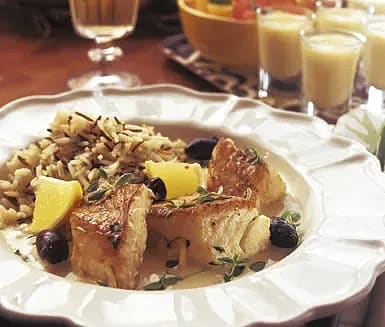 Citron- och olivfisk