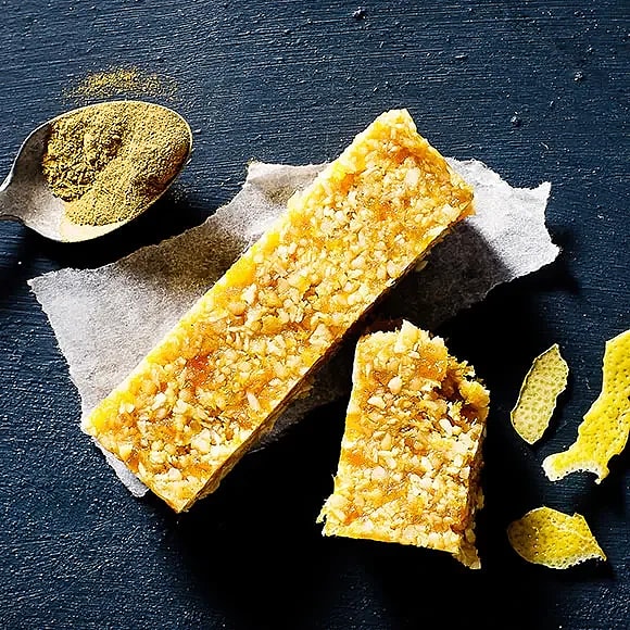 Citronbars med lakrits