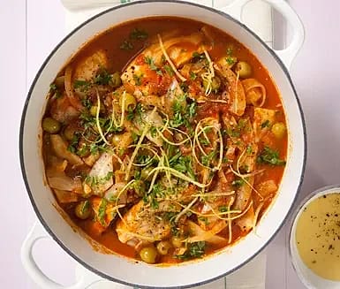 Citrondoftande lax- och fänkålsgryta