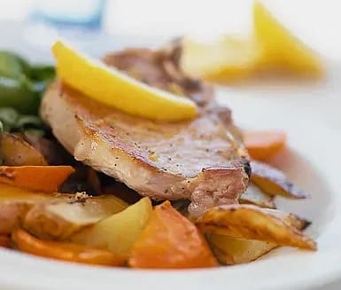 Citronkotletter från ugnen