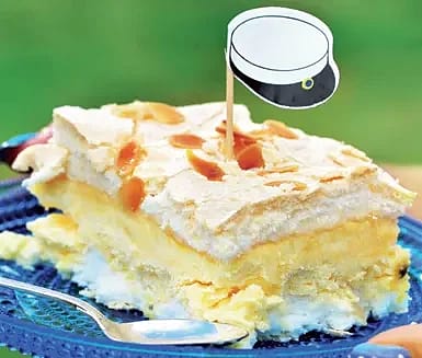 Citronmarängtårta med passionsgrädde