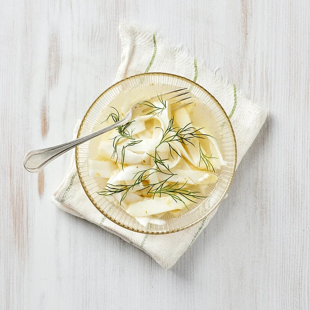 Citronpicklad vit sparris